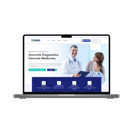 Iklera website developed by A-Creates