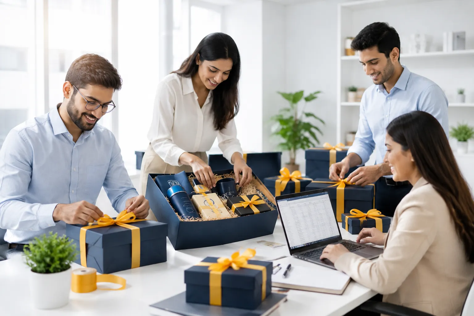 Curated premium corporate gift hampers by A-Creates