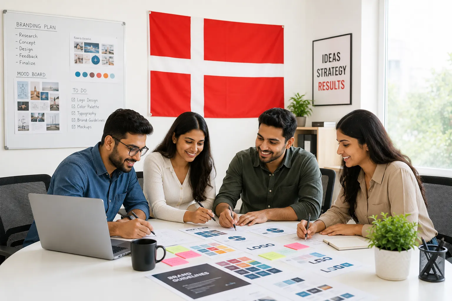 A-Creates digital marketing agency services in Denmark - website design, social media, ads and content marketing