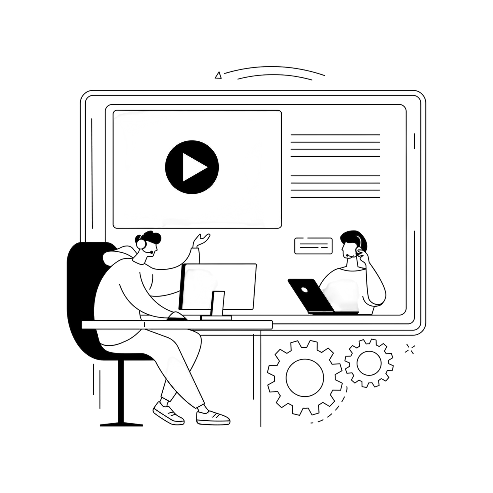 esport-game-streaming-abstract-concept-vector