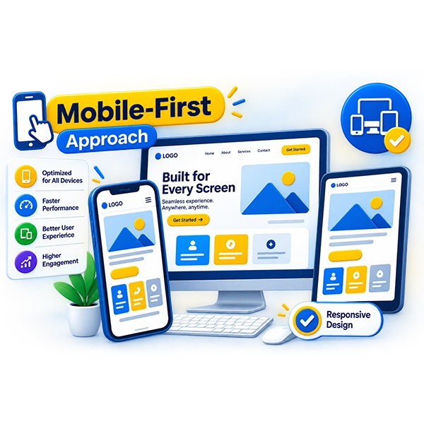 Mobile-First Approach Icon
