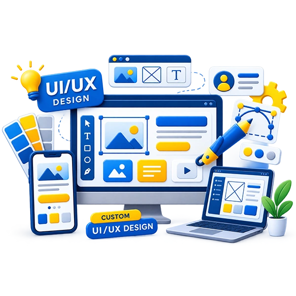 Custom UI/UX Design Icon